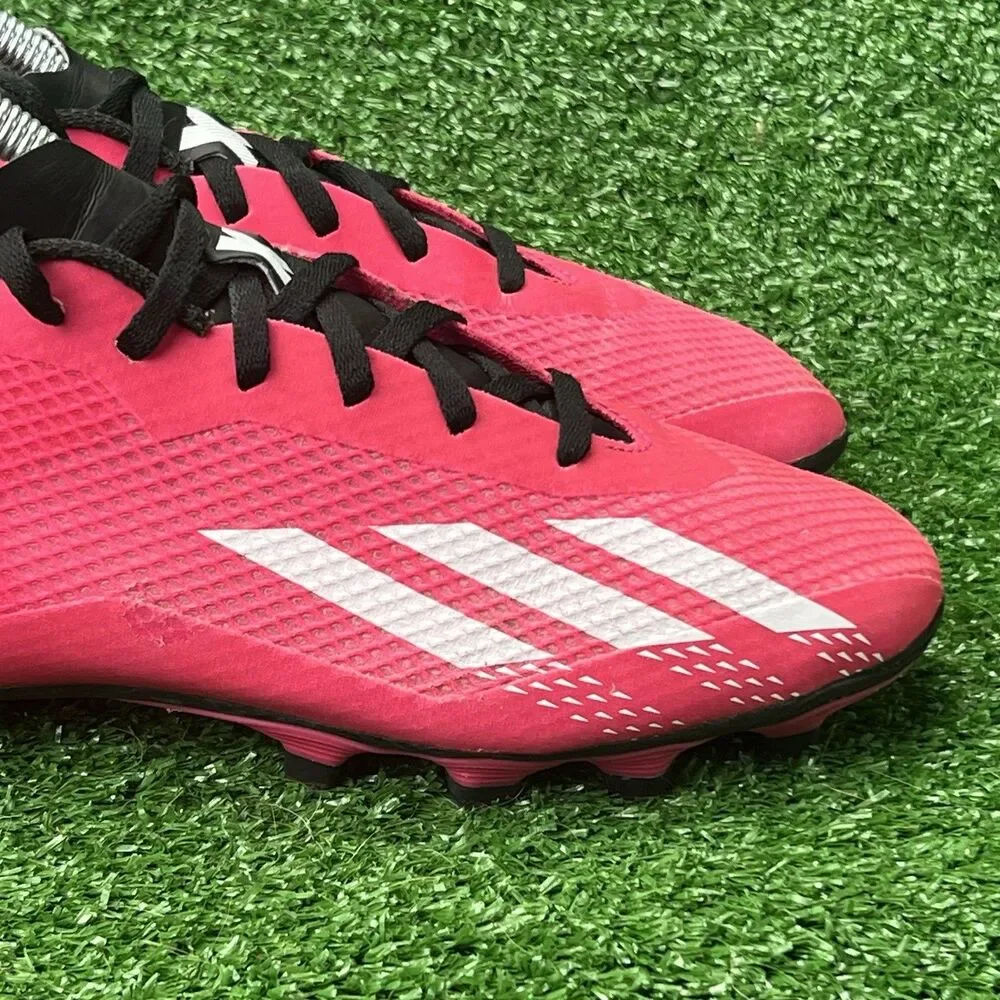 Adidas X Speedportal 4 FGX Soccer Cleats Men's US 7 / EU 39.5 Pink & Black Boots